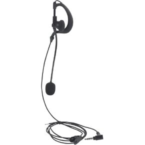 3.5 mm Coach Soccer Referee Headset G Shaped Earhook Football Earpiece with Boom Mic for V4 Plus V6Pro FBIM Communication intercoms Device Headphone