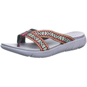 BEARPAW Women's Juniper Black Size 5 | Women's Flip Flop Sandal | Women's Shoe | Comfortable & Lightweight