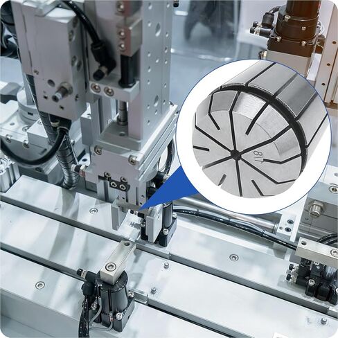 14 قطعة ER20 مجموعة أسطوانة معدنية، 1/16 بوصة، 3/32 بوصة، 1/8 بوصة، 5/32 بوصة، 3/16 بوصة، 7/32 بوصة، 1/4 بوصة، 9/32 بوصة، 5/16 بوصة ، 11/32 بوصة، 3/8 بوصة، 13/32 بوصة، 7/16 بوصة، 1/2 بوصة أطواق نقش العمل لأداة مخرطة الطحن باستخدام الحاسب الآلي، ظرف كوليت  in Kuwait