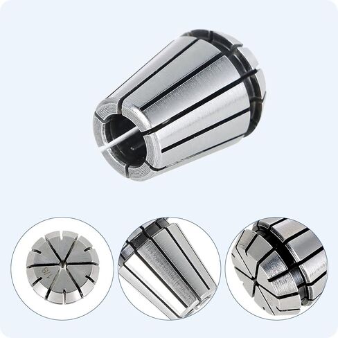 14 قطعة ER20 مجموعة أسطوانة معدنية، 1/16 بوصة، 3/32 بوصة، 1/8 بوصة، 5/32 بوصة، 3/16 بوصة، 7/32 بوصة، 1/4 بوصة، 9/32 بوصة، 5/16 بوصة ، 11/32 بوصة، 3/8 بوصة، 13/32 بوصة، 7/16 بوصة، 1/2 بوصة أطواق نقش العمل لأداة مخرطة الطحن باستخدام الحاسب الآلي، ظرف كوليت  in Kuwait