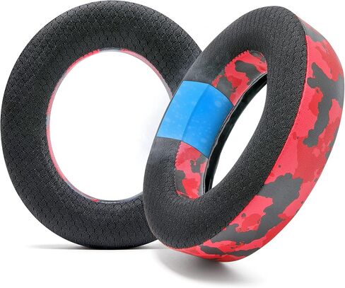 WC Freeze HS60 - Cooling Gel Replacement Earpads for Corsair HS50, HS60, HS70 & More by Wicked Cushions - Boost Comfort, Durability, Thickness & Sound Isolation for Epic Gaming Sessions | 90s Black in Saudi Arabia