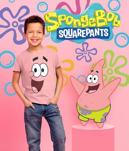 تي شيرت برسومات سبونج بوب سكوير بانتس (مجموعات) ملابس باتريك ستار سكويدوارد بلانكتون غاري للأطفال الصغار/أعياد الميلاد للأطفال in Kuwait