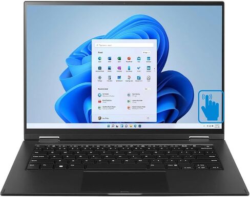 LG Gram Home & Business 2-in-1 Laptop (Intel Ultra 7-155H 16-Core, 32GB LPDDR5X 6400MHz RAM, 1TB SSD, Intel Arc, 14.0" 60 Hz Touch Win 11 Home) with Microsoft 365 Personal, Dockztorm Hub in Saudi Arabia