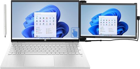 كمبيوتر محمول HP Pavilion x360 Home & Business 2 في 1 (Intel i5-1235U 10-Core، ذاكرة الوصول العشوائي 8 جيجابايت، 1 تيرابايت PCIe SSD، Intel Iris Xe، 15.6 بوصة 60 هرتز Touch HD (1366x768)، قلم نشط، واي فاي، بلوتوث، إضاءة خلفية كيلوبايت، فوز 11 الصفحة الرئي in Saudi Arabia
