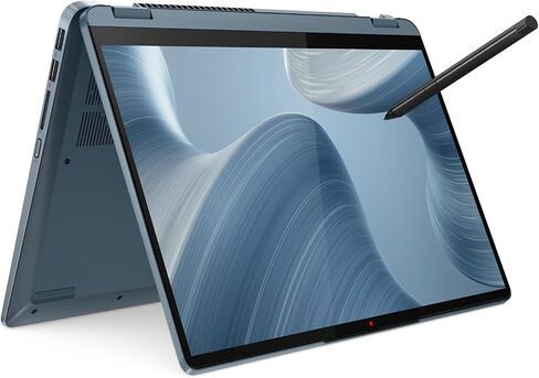 كمبيوتر محمول Lenovo Flex 7i Home & Business 2 في 1 (Intel i7-1355U 10-Core، ذاكرة الوصول العشوائي 16 جيجابايت، 2 تيرابايت PCIe SSD، Intel Iris Xe، 14.0 بوصة 60 هرتز لمس 2240x1400، Win 11 Pro) مع MS 365 Personal، Dockztorm Hub in Saudi Arabia