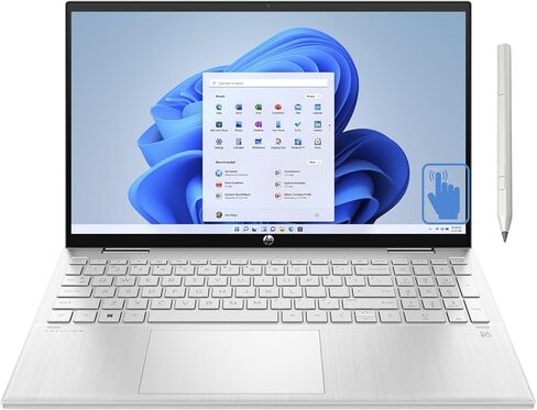 HP Pavilion x360 Home & Business 2-in-1 Laptop (Intel i5-1235U 10-Core, 32GB RAM, 512GB PCIe SSD, Intel Iris Xe, 15.6" 60 Hz Touch HD (1366x768), Active Pen, WiFi, Bluetooth, Win 11 Home) in Saudi Arabia