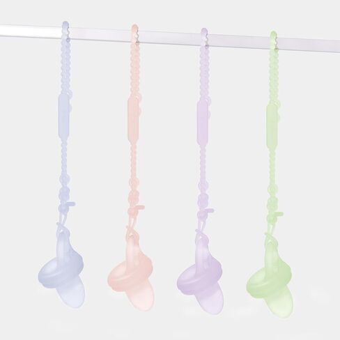 Olababy Silicone Strap for Baby Toys, Pacifiers, Teethers, Sippy Cups, Bottles w Handles, Feeding Spoons, High Chairs, Strollers, Car Seats and Travel Essentials (2 Straps, Kiwi) in Saudi Arabia