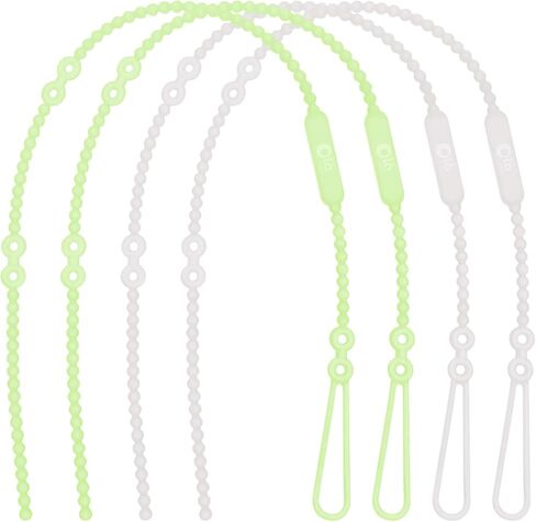 Olababy Silicone Strap for Baby Toys, Pacifiers, Teethers, Sippy Cups, Bottles w Handles, Feeding Spoons, High Chairs, Strollers, Car Seats and Travel Essentials (2 Straps, Kiwi) in Saudi Arabia