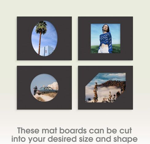 Space Art Deco، حزمة مكونة من 12 لوحة حصيرة سوداء غير مقطوعة مقاس 16 × 20، لوحات دعم غير لامعة خالية من الأحماض للصور والمطبوعات والإطارات والفنون in Kuwait