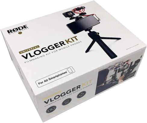 مجموعة Rode Vlogger Kit العالمية لصناعة الأفلام مع حافظة واسعة الفم و10 أشرطة in Saudi Arabia