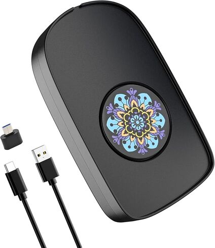 Undetectable Mouse Mover, USB Mouse Jiggler Automatic Shaker, On/Off Switch, Prevents Sleep Mode Keeps Computer Active Driver-Free for Laptop Desktop (Purple Jacaranda) in Saudi Arabia