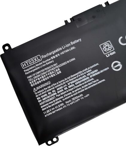 Fully. HT03XL Replacement Battery Compatible with HP 240 245 250 255 G7, 340 348 G5, Pavilion/Notebook 14 15 17 L11119-855 L11421-421 L11421-2D1 HSTNN-LB8L HSTNN-LB8I - 11.55V 41.9Wh in Kuwait