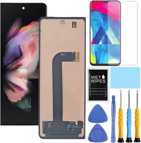 مجموعة استبدال شاشة AMOLED لهاتف Samsung Galaxy Z Fold 3 5G لهاتف Samsung Z Fold 3 SM-F926u F926b F926w F926a LCD مجموعة شاشة تعمل باللمس مع أدوات باللون الأسود in Kuwait