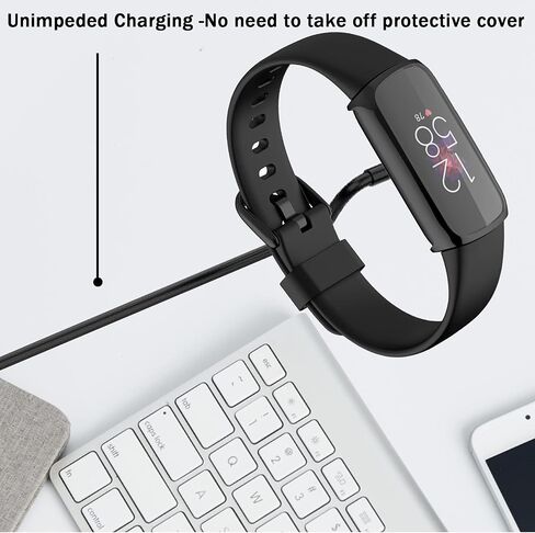 NINKI Compatible Fitbit Luxe Screen Protector Silver Case,Full Coverage Soft TPU Cover Protector Bumper Case for Fitbit Luxe/Fitbit Luxe Special Edition Fitness Tracker SmartWatch Accessories(Silver) in Saudi Arabia