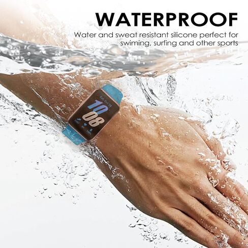 Replacement Band Fit for Galaxy FIT 3 [13 Color], Silicone Bands for Women Men, Breathable Sport Band Soft Waterproof Wristbands Strap Compatible with Galaxy FIT 3 in Saudi Arabia