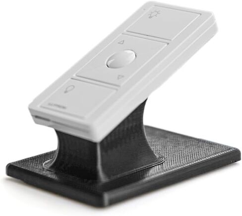 Remote Stand Pedestal for Lutron Pico Remote, Elegant Slide & Click Desk Display Holder, Non-Slip Scratch Resistant Base, Lutron Caseta Remote Stand (Single Pedestal, White) in Kuwait