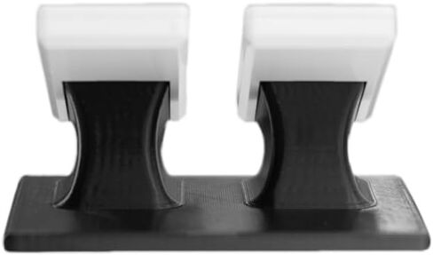 SplashNColor Remote Stand Pedestal for Lutron Pico Remote, Elegant Slide & Click Desk Display Holder, Non-Slip Scratch Resistant Base, Lutron Caseta Remote Stand (Crescent Pedestal, White) in Kuwait