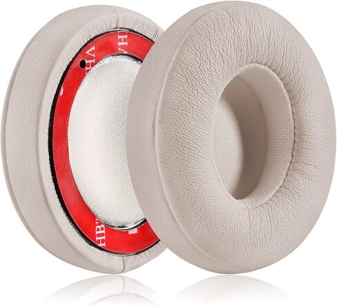 Solo 2/3 Wireless Earpads - JECOBB Replacement Ear Cushion Pads with Protein Leather and Memory Foam for Beats Solo 2.0/3.0 Wireless On Ear Headphones ONLY (Rose Gold) in Saudi Arabia