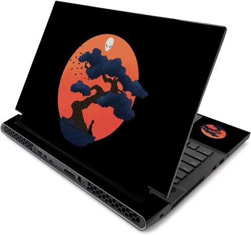 MightySkins Skin for Alienware m17 R2 (2019) - Angry Ripple | Protective, Durable, and Unique Vinyl Decal wrap cover | Easy To Apply, Remove, and Change Styles | Made in the USA (ALWM17R219-Angry Ripple) in Saudi Arabia