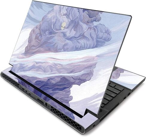 MightySkins Skin for Alienware m17 R2 (2019) - Angry Ripple | Protective, Durable, and Unique Vinyl Decal wrap cover | Easy To Apply, Remove, and Change Styles | Made in the USA (ALWM17R219-Angry Ripple) in Saudi Arabia