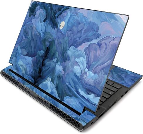 MightySkins Skin for Alienware m17 R2 (2019) - Angry Ripple | Protective, Durable, and Unique Vinyl Decal wrap cover | Easy To Apply, Remove, and Change Styles | Made in the USA (ALWM17R219-Angry Ripple) in Saudi Arabia