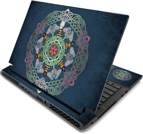 MightySkins Skin for Alienware m17 R2 (2019) - قوس قزح همسة | غطاء ملتف واقٍ ومتين وفريد ​​من نوعه من الفينيل | سهل التطبيق والإزالة وتغيير الأنماط | صنع في الولايات المتحدة الأمريكية in Kuwait