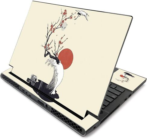 MIGHTY SKINS MightySkins Skin for Alienware m17 R2 (2019) - Abstract Black | Protective, Durable, and Unique Vinyl Decal wrap Cover | Easy to Apply, Remove, and Change Styles | Made in The USA in Saudi Arabia