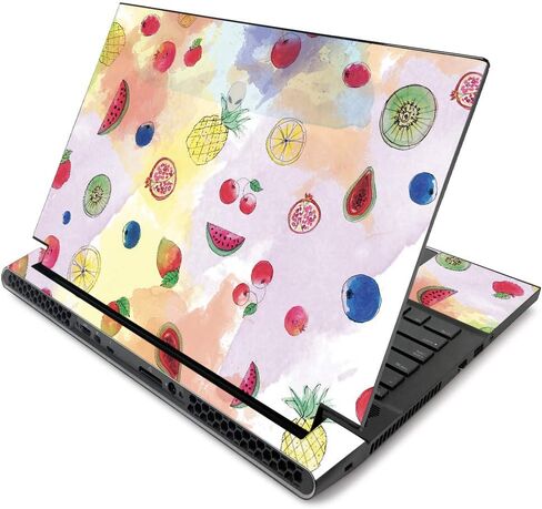 MIGHTY SKINS MightySkins Skin for Alienware m17 R2 (2019) - Abstract Black | Protective, Durable, and Unique Vinyl Decal wrap Cover | Easy to Apply, Remove, and Change Styles | Made in The USA in Saudi Arabia