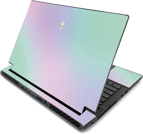 MIGHTY SKINS MightySkins Skin for Alienware m17 R2 (2019) - Abstract Black | Protective, Durable, and Unique Vinyl Decal wrap Cover | Easy to Apply, Remove, and Change Styles | Made in The USA in Saudi Arabia
