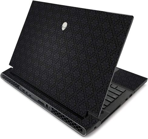MIGHTY SKINS MightySkins Skin for Alienware m17 R2 (2019) - Abstract Black | Protective, Durable, and Unique Vinyl Decal wrap Cover | Easy to Apply, Remove, and Change Styles | Made in The USA in Saudi Arabia