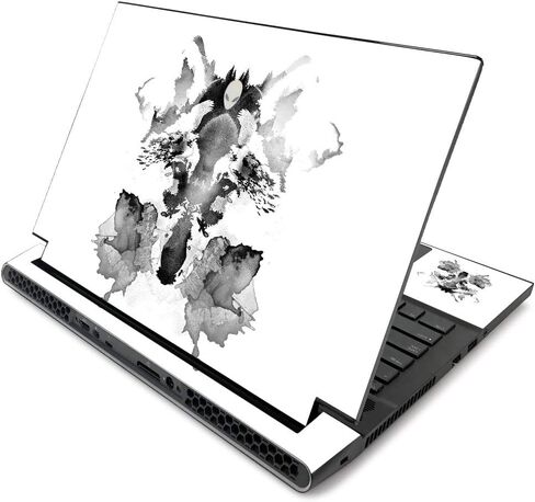 MIGHTY SKINS MightySkins Skin for Alienware m17 R2 (2019) - Abstract Black | Protective, Durable, and Unique Vinyl Decal wrap Cover | Easy to Apply, Remove, and Change Styles | Made in The USA in Saudi Arabia