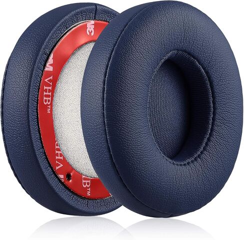 Solo 2/3 Wireless Earpads - JECOBB Replacement Ear Cushion Pads with Protein Leather and Memory Foam for Beats Solo 2.0/3.0 Wireless On Ear Headphones ONLY (Rose Gold) in Saudi Arabia