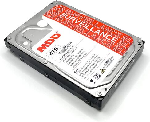 MDD MAXDIGITALDATA MDD (MDD4TSATA6472DVR) 4TB 7200RPM 64MB Cache SATA 6.0Gb/s 3.5inch Internal Surveillance Hard Drive - 3 Years Warranty (Renewed) in Saudi Arabia
