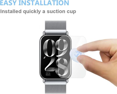 Compatible for Xiaomi Band 8 Pro Smart Watch Screen Protector (3 Pack) HD Tempered Glass Film, Anti Scratch in Saudi Arabia