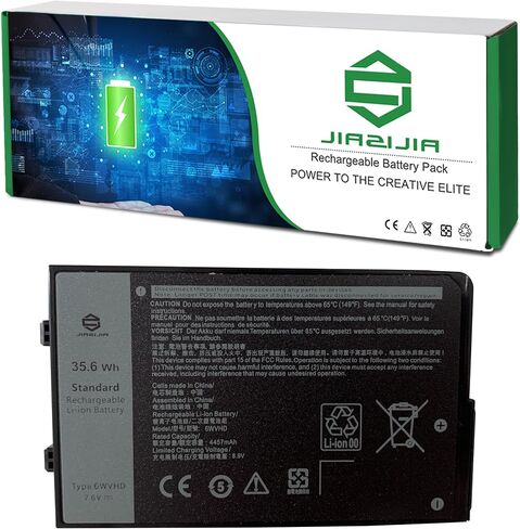 6WVHD 451-BDDY Laptop Battery Replacement for Dell Latitude 7230 Rugged Extreme Tablet T06H T06H001 Series Notebook FNW8F 0VDDJY VDDJY 0JM6CX JM6CX 7.6V 35.6Wh 4457mAh in Saudi Arabia