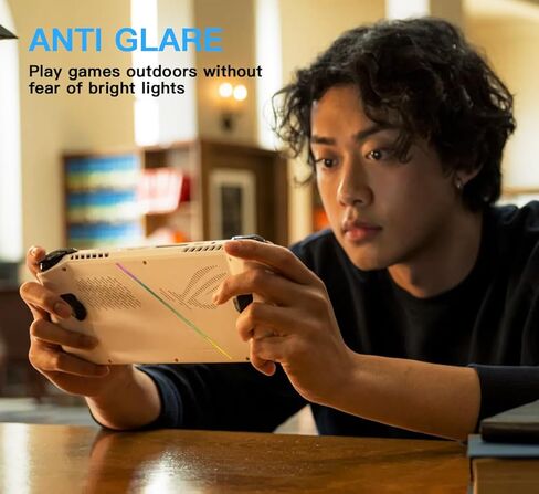 PYS [𝟐𝟎𝟐𝟒 𝐍𝐞𝐰 𝐕𝐞𝐫𝐬𝐢𝐨𝐧] واقي شاشة AR مكون من قطعتين مصمم لجهاز ASUS ROG Ally 2023 / MSI Claw A1M محمول باليد 7 بوصة 2024، [8K Ultra HD، 0 وهج] [مخرج الشاشة الأصلي] in Kuwait