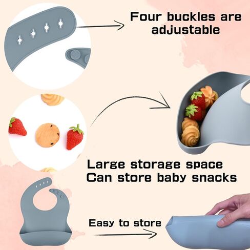 Baby Fruit Feeder &silicone baby feeding set ，Baby Fruit Food Feeder Teether Tray，BPA Free Teething Toys for Safe Infant Self Feeding，Match with a baby bib，2 Extra Pouches(Blue) in Saudi Arabia