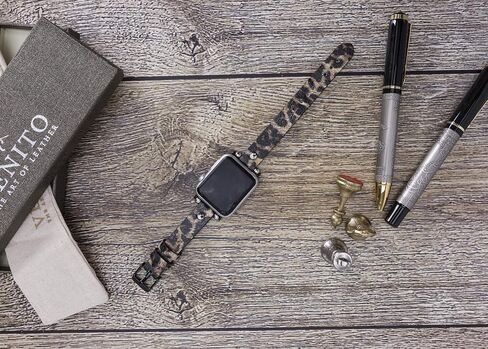 Venito Perugia Leather Band for Apple Watch Band 49mm 45mm 44mm 42mm 41mm 40mm 38mm Women Men, Top Grain Genuine Leather Replacement Strap for iWatch Ultra2 Ultra SE2 SE Series 9 8 7 6 5 4 3 2 1 in Saudi Arabia