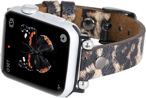 Venito Perugia Leather Band for Apple Watch Band 49mm 45mm 44mm 42mm 41mm 40mm 38mm Women Men, Top Grain Genuine Leather Replacement Strap for iWatch Ultra2 Ultra SE2 SE Series 9 8 7 6 5 4 3 2 1 in Saudi Arabia