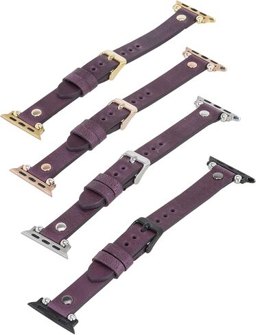Venito Perugia Leather Band for Apple Watch Band 49mm 45mm 44mm 42mm 41mm 40mm 38mm Women Men, Top Grain Genuine Leather Replacement Strap for iWatch Ultra2 Ultra SE2 SE Series 9 8 7 6 5 4 3 2 1 in Saudi Arabia
