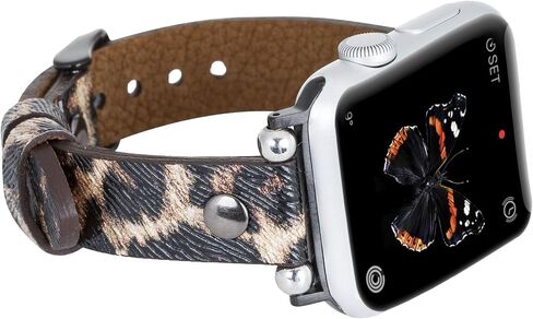 Venito Perugia Leather Band for Apple Watch Band 49mm 45mm 44mm 42mm 41mm 40mm 38mm Women Men, Top Grain Genuine Leather Replacement Strap for iWatch Ultra2 Ultra SE2 SE Series 9 8 7 6 5 4 3 2 1 in Saudi Arabia