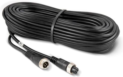 EWAY 4 دبوس كابل تمديد الطيران (50FT/15M) سلك الكاميرا الاحتياطية فيديو السيارة 4PIN سلك موصل الطيران للمركبة سيارة التخييم حافلة فان شاحنة متنقل مقطورة RV عكس الرؤية الخلفية نظام CCTV in Kuwait