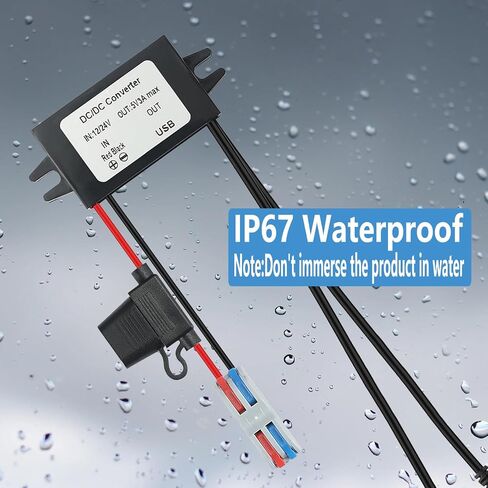 DC 10-60V Step Down to 5V 3A MAX 15W USB Female Converter Adapter Buck Module (USB) in Saudi Arabia