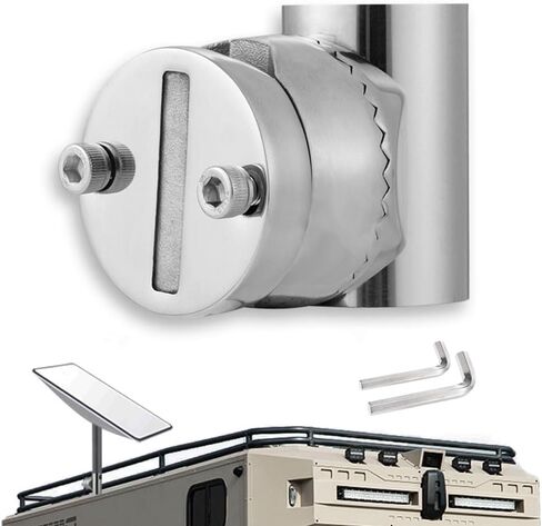 for Starlink Rv Ladder Mount,Starlink Rv Mount Base,Starlink Pole Mount to Clamp1.25-2inch O,D. Rail for Car Vehicle roof Rack Yacht Marine SailingBoat Railing Starlink Antenna Pipe Adapter in Saudi Arabia