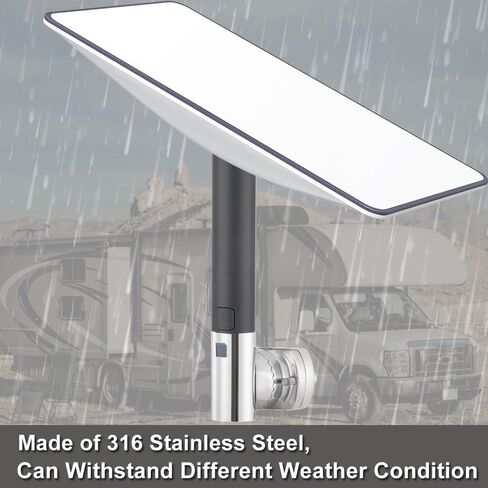 for Starlink Rv Ladder Mount,Starlink Rv Mount Base,Starlink Pole Mount to Clamp1.25-2inch O,D. Rail for Car Vehicle roof Rack Yacht Marine SailingBoat Railing Starlink Antenna Pipe Adapter in Saudi Arabia