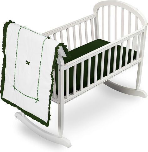 Baby Doll Bedding Unique Cradle Bedding Set, Aqua,1230crnew-aqua in Kuwait