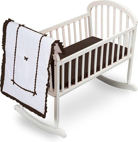 Baby Doll Bedding Unique Cradle Bedding Set, Aqua,1230crnew-aqua in Kuwait