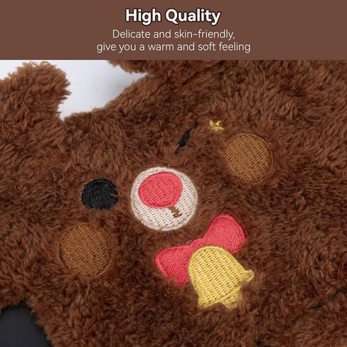 غطاء حماية مخملي لطيف متوافق مع نينتندو سويتش - حافظة جلدية ممتصة للصدمات ومضادة للخدش لجهاز سويتش - رودولف مخملي in Kuwait