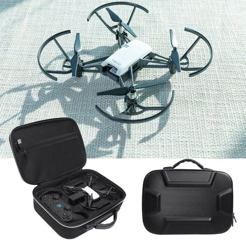 Hard EVA Carrying Case for DJI Tello Quadcopter Drone Remote Controller and Fly Carry Bag Protective Box in Saudi Arabia