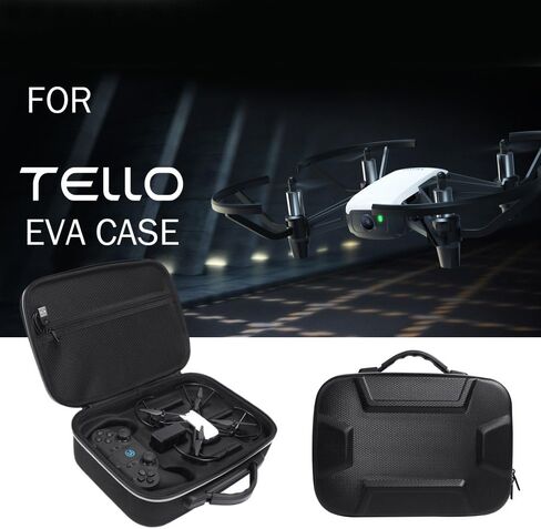 Hard EVA Carrying Case for DJI Tello Quadcopter Drone Remote Controller and Fly Carry Bag Protective Box in Saudi Arabia